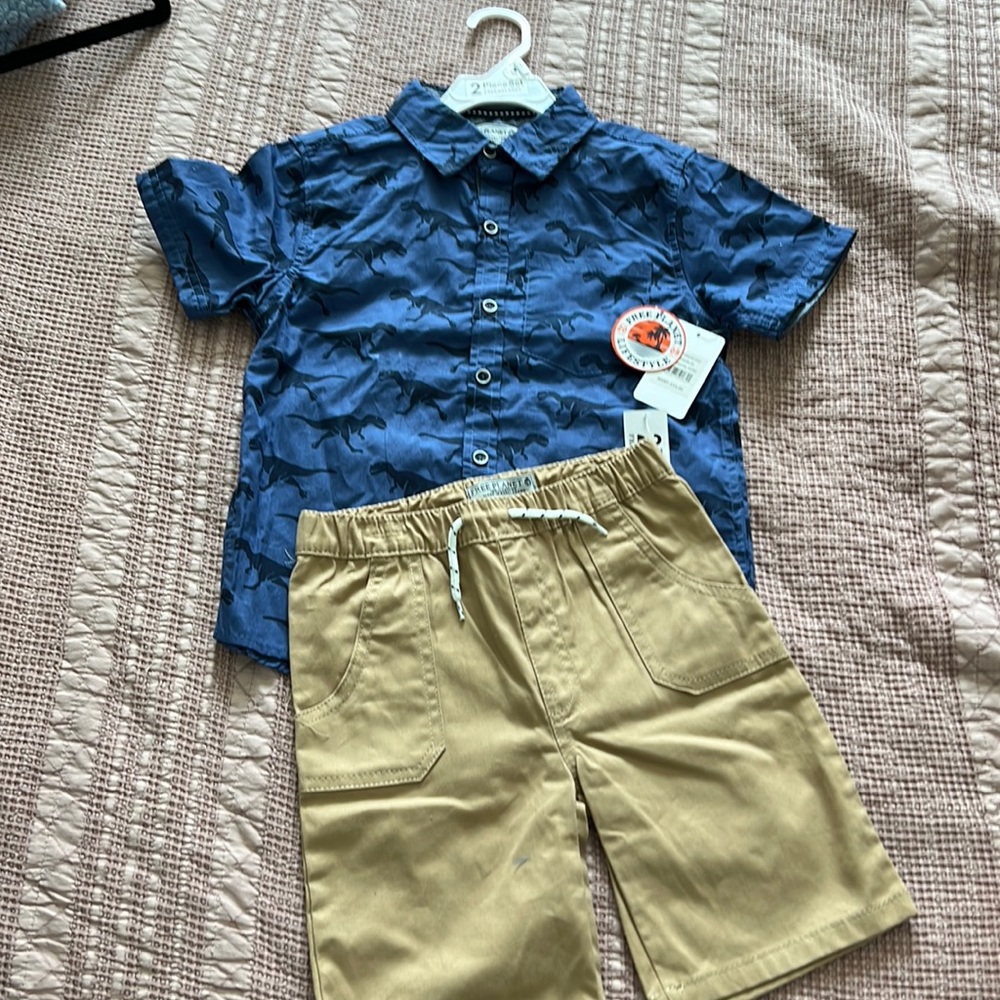 Boys Dino two piece set
